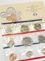 1990 UNCIRCULATED COIN SET
