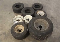 Assorted Turf Tires & Rims
