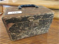 Early Wooden Travellers Box