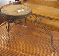 Twisted Wire Parlor Stool