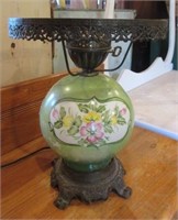 Hand Painted Parlor Lamp