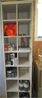 white cubby cabinet