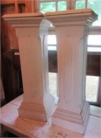 Pair of Early Decorative Columns