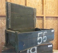 Wooden Army Ammunitions Box