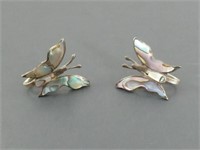 Texco Mexico Butterfly Earrings