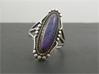 Vintage "OTT" Sterling Silver Ladies Ring Size 9,