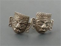 Vintage Mexico Sterling Silver Cuff Links 8.98