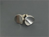 Vintage Taxco Mexico Sterling Silver Cuff Links