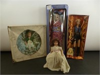 4 Collectible Dolls - 3 are New