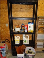 Shelf and Contents Including Roundup,