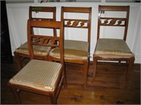 Set of 4 wooden Dining chairs