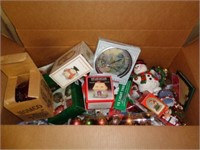 Box of Christmas Items