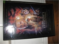 Framed Star Wars poster