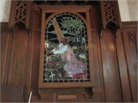 Stained glass cabinet - Cody Memorial