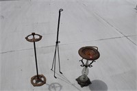 Ash Receiver Stands and Lighting Rod Holder