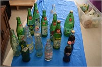 Soda Bottles Commerative Coke 7UP