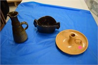 Pottery Vase Bowl Candle Holder