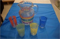 Pitcher and Glass set