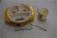 Winnie the Pooh Baby Plate and Cup
