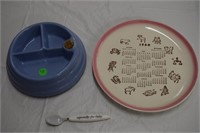 Baby Plate and Zodiac Plate