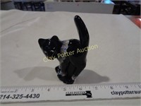 Hand Painted Fenton - Black Cat