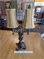 Unique Double Lamp w/Shades