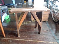 Rustic Hand Made Wooden Bench