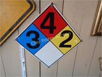 Safety Number Sign - Feels Porcelain?