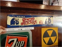 Antique Metal Pepsi:Cola "Cops" Sign