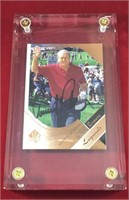 Arnold Palmer autograpahed golf card