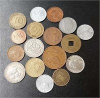 17 - Circulated Foreign Coins