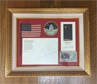APOLLO 11 DISPLAY, COMMEMORATING THE FIRST
