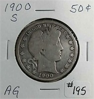 1900-S  Barber Half Dollar  G