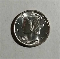 1942  Mercury Dime  Unc.