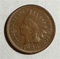 1906  Indian Head Cent  XF