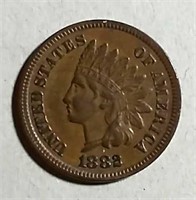 1882  Indian Head Cent  XF