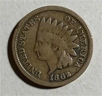 1862  Indian Head Cent  VG