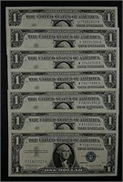 14  1957-B  $1 Silver Certificates CU