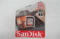 Sandisk Ultra 32GB Class 10 SDHC UHS-I Memory Card