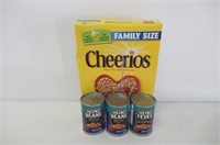 Cheerios & Hienz Canned Beans