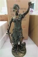 Statue of Girl with Sword