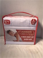 Copper Sheet Set White queen