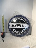 Dodge Metal Sign