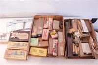 2 Boxes of HO Scale Misc Train Kit Parts