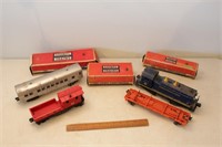 Boxlot - Lionel Traincars & engine - 7PC - "O" Sca