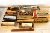 Group of HO Scale Railroad Cars