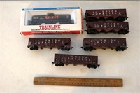 Group of HO Scale Railroad Cars