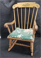 Wooden Kids Rocking Chair