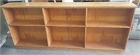 Solid Wood Bookcase & Smaller Shelf