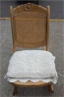 Folding Rocking Chair w/ Cushion